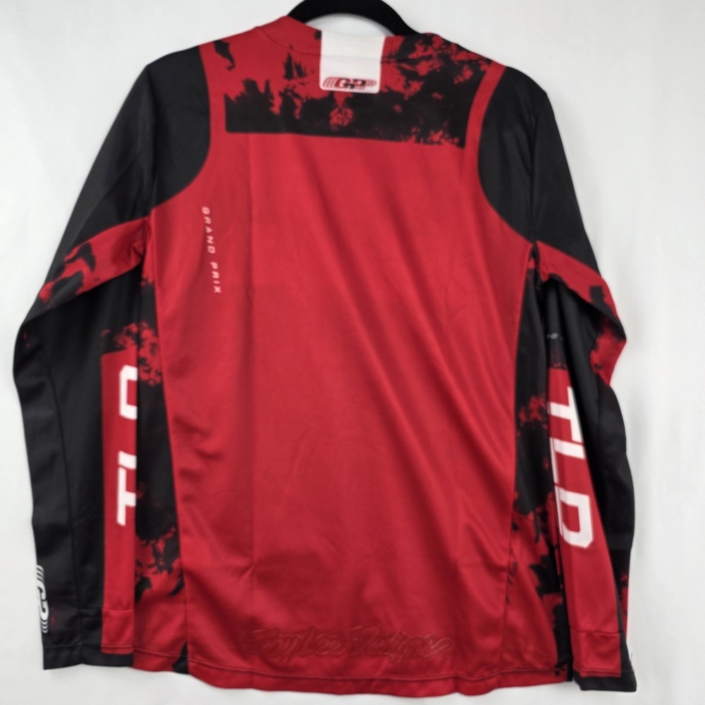 Troy Lee Designs GP Youth Motocross Jersey Large Astro Red Black MTB BMX NWT - Picture 2 of 14